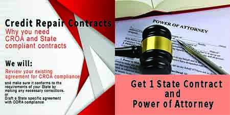 Credit Repair Contract & Power of Attorney